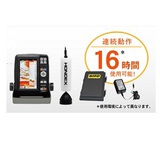 ホンデックス　5型ワイド液晶ポータブル魚探 PS-610CIIワカサギパックBMOバッテリーセット