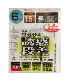 ダイワ　クリスティア快適ワカサギ仕掛　SS 誘惑段差 M6本