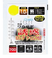 ダイワ　快適クリスティアワカサギ仕掛け　KG誘惑ロングケイムラ留M5本