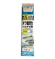 オーナー 糸付鈎　タフ金渋りワカサギ袖（29277）【つりピット！オリジナル】ハリス0.125号