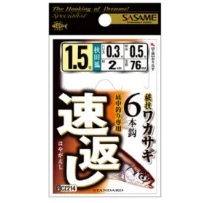 ささめ 仕掛 ワカサギ速返し6本鈎 CZ214