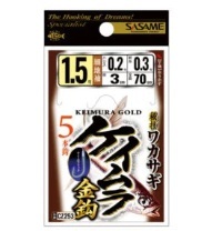 ささめ ワカサギ仕掛 ケイムラ金鈎5本 CZ253(細地袖)