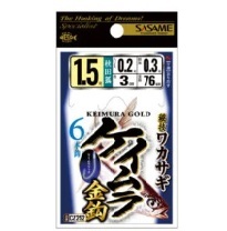 ささめ ワカサギ仕掛 ケイムラ金鈎6本 CZ252